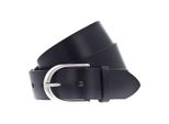 Vanzetti Pelle Cintura Classics 35Mm Full Leather Belt W90 Black Nero