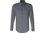 Seidensticker Business Camicia Da Uomo Manica Lunga Kent Slim-Fit Antracite 37