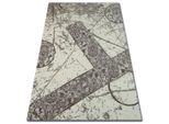 Tappeto Acrilico Florya 0304 Beige Marrone Beige 80X150 Cm