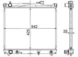 Mahle Cr 754 000S Radiatore Acqua Radiatore Motore Per Suzuki Grand Vitara I Suv (Ft, Ht) Vitara Suv (Et, Ta, Td)