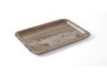 Vassoio Da Portata In Melamina Hendi Con Aspetto Legno, Legno Scuro, 240X340 Mm