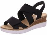 Rieker Scarpe Donna Sandali Sandalo Nero Tempo Libero, Numero Di Scarpe: 40 Eu
