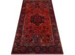 Tappeto Di Lana Polonia Dukato Ornamento Rubino Rosso 235X350 Cm