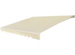 Tenda Da Sole Costway Con Manovella, Tenda Da Sole Per Balcone, Tenda Da Sole A Bracci Pieghevoli, Tenda Da Sole Per Patio, Tenda A Morsetto Per Balcone E Veranda (400X250Cm, Beige)