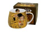 Duo Tazza Da Caffè Klimt Il Bacio In Porcellana, Mug, Tazza Da Tè, Tazza Da Caffè Con Manico 430 Ml