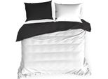 Biancheria Da Letto NOVA3 Colore Bianco/Nero 220X200