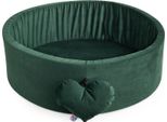 H&F Home Tessile Piscina Di Palline | Piscina Di Palline Per Bambini 98X30Cm | Colore: Velluto Verde