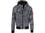 Alpha Industries MA-1 Lw Cappuccio Riflettente Camo Giubbotto Di Volo Da Uomo