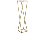 Howhomely Portafiori Oro Bianco 100 Cm - Sgabello Fiore, Colonna Fiore Moderna
