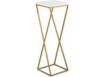 Howhomely Portafiori Oro Mdf 70 Cm - Sgabello Fiore, Colonna Fiore Moderna
