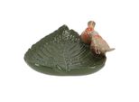 Pozioni Per Uccelli In Ceramica Verde Foglia Design Moderno Decorativo
