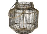 H&S Decoration Lanterna A Filo Con Manico In Rame 23 Cm X 21 Cm