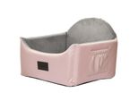Seggiolino Per Cani 2In1 48X48 Cm Zula Pink | Seggiolino E Cuccia Per Cani Di Piccola E Media Taglia | , Lavabile, Antiscivolo