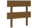 Vidaxl Testiera Marrone Miele 103,5X3X81 Cm In Legno Di Pino Massiccio