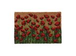 Esschert Design Stuoia In Cocco Con Papavero Rosso 60 Cm