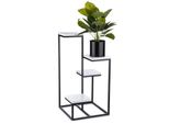 Howhomely Scaffale Per Piante 4 - Pianta A Scalare 79 Cm H - Fioriera Bianca
