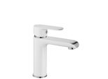 Rubinetto Da Lavabo Rea Bloom White Chrom Low