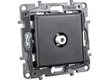 Presa Di Corrente Tv Tipo F Nero 1,5 Db Niloe Step