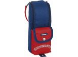 Astuccio Per Matite Safta University Red Navy Blue (6 X 21 X 6 Cm)