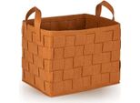 N8WERK Borsa Portaoggetti In Feltro L - 40 X 30 X 30 Cm - Ruggine