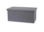 H&S Decoration Storage Buff Grigio Scuro 38 Cm X 76 Cm X 40 Cm Decorazione Moderna
