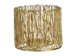 H&S Decoration Portacandele In Metallo Oro 10Cm X 13 Cm Glamour Decorace