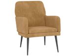 Syfax™ Poltrona Marrone 62X79X79 Cm Velluto