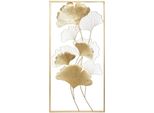 Wanddekoration "Ginko"" - Metall 50 × 100 Cm - Atmosphera Interior Designer"
