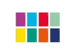 Pacsa Notebook Basic 80 Fogli 1 Riga Copertina In Cartone Folio 60Gr Colori Assortiti -10U-.