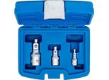 Set Di Prolunghe Con Supporto Magnetico | 6,3 Mm (1/4") / 10 Mm (3/8"") / 12,5 Mm (1/2"") | 3 Pz."