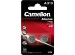 Camelion | AG13/LR44/357 | Batteria Alcalina A Bottone | 2 Pz.