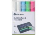 Hendi Kreidemarker 6 Mm, 1X Pink, 1X GrüN, 1X Blau, 2X Weiß