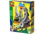 Ses Creative® 1283 Ses Creative® Set Per Calco In Gesso T-Rex Multicolore
