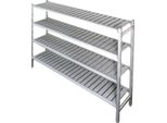 Sistema Di Scaffalatura In Acciaio Inox 152,5 Cm Di Larghezza - 45 Cm Di Profondità, 170 Cm Di Altezza