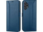 Custodia Per Cellulare Per Samsung Galaxy A13 4G Cover Flip Case Pieghevole Cover Protettiva, Blu