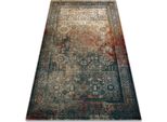 Tappeto Di Lana Superior Mamluk Orientale Vintage Smeraldo Verde 135X200 Cm