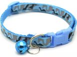 Collare Per Cani Camuflage 1X19-32Cm Blu