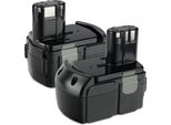 2X Cellonic Batteria BCL1815 ,BCL1840, Ebm 1830, 326240, 326241, 327730 Compatibile Con Hitachi WR18DL, CR18DL, C 18DL, DV18DCL2, DS18DL Ricambio Da 3Ah, 18V, Per Utensile Attrezzo Power Tool