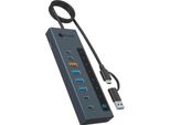 Icy Box IB-HUB1743-CPD Hub 9-In-1 Hub Icybox Usb 3.2 Con Connettore Tipo-C/Tipo-A