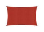 Tenda Da Sole The Living Store 160 G/M² Rosso 2,5X4 M Hdpe