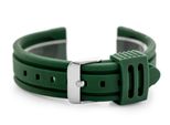 Cintura In Gomma Per Orologio U09 - Verde - 26Mm