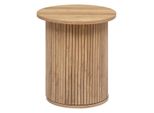 Kaffeetisch "Colva"" Furnier Mit Holzeffekt - D.45 Cm - Atmosphera Interior Designer"