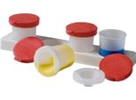 Creall - Vasetto Antiagglomerante Per Vernici Set Di 4 Vasetti Da 320 Ml Con Coperchi Rossi