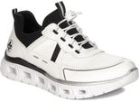 Rieker Donna Scarpa Slip-On Elasticizzata Imbottita Memosoft M6062, Misura:40 Eu, Colore:Bianco