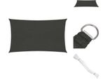 Vidaxl Tenda Da Sole 160 G/M² Antracite 2,5X5 M Hdpe - Ombrelloni E Tende Da Sole