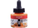 Amsterdam Bottiglia Di Inchiostro Acrilico 30 Ml Azo-Arancione 276