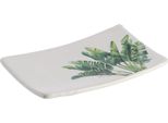 Tendance Portasapone Bianco Verde Dolomite 1X15X9,5 Cm Decorazione Bagno