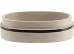 Tendance Portasapone Nero Beige In Poliresina 3,6X12,7X9 Cm Decorazione Per Il Bagno