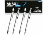 Anrox Scriba Scriba Scriba Scriba Scriba Scriba Scriba Scriba Scriba Scriba Scriba Scriba Scriba Scriba Scriba Scriba Scriba In Metallo Legno Ceramica Vetro Marcatore Foro Profondo [4 Pz]