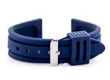 Cintura In Gomma Per L'orologio U09 - Blu Navy - 22 Mm